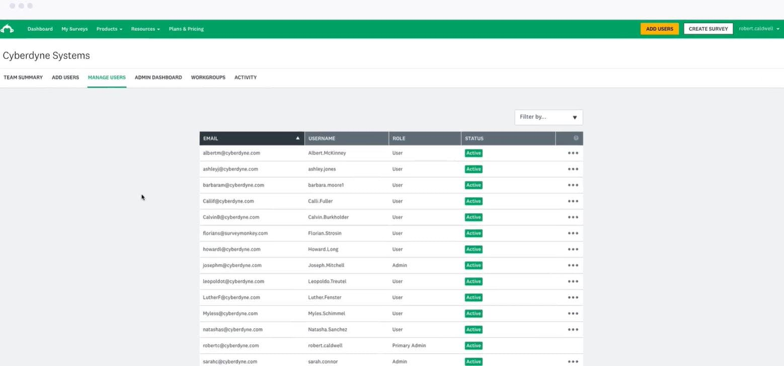 SurveyMonkey Enterprise Screenshot 3